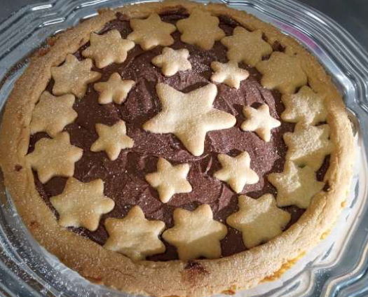 Crostata stelle alla nutella